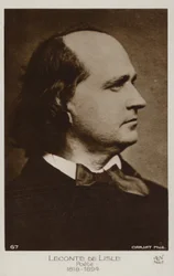 Leconte de Lisle (1818-1894), französischer Dichter