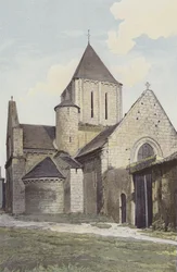 Marnes, Kirche, Gesamtansicht N O