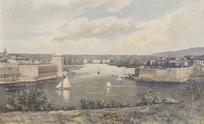 Marseille, Eingang zum Alten Hafen