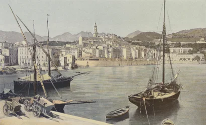 Menton, Hafen und Altstadt