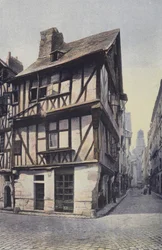 Nantes, Alte Häuser, Rue de la Juiverie