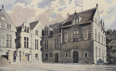 Orléans, Rathaus, Hauptfassade und rechter Pavillon