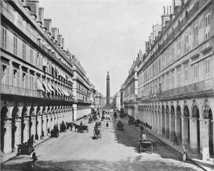 Paris - Die Rue Castiglione - Der Place Vendome