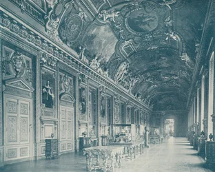 Paris: Galerie des Apollo, Louvre Museum, Blick nach Norden