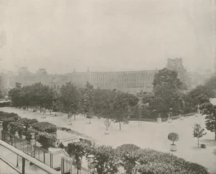 Paris: Garten gegenüber dem Tuilerienpalast