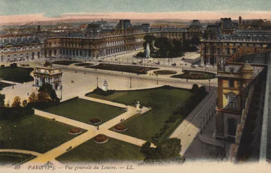 Paris, Gesamtansicht des Louvre