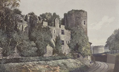 Perigueux, Chateau-Barriere und Vesone-Turm, Ansicht von Westen