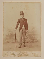 Fotografie aus einem Souvenir-Album in Erinnerung an Boni de Castellane