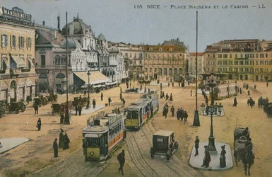 Place Massena und das Casino, Nizza