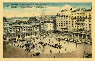 Place Rogier und Gare du Nord, Brüssel