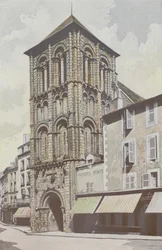 Poitiers, Kirche Saint-Porchaire, Glockenturm