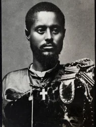 Porträt von Ras Makonnen (1852-1906), General und Gouverneur der Provinz Harar in Äthiopien