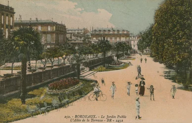Öffentlicher Garten in Bordeaux, Frankreich