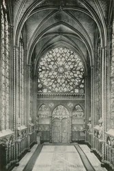 Rosettenfenster in der Sainte-Chapelle
