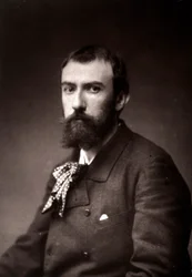 Der Künstler Henri Lerolle porträtiert anlässlich des Salons von Paris 1885