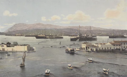 Toulon, Alte Darse und Kleine Reede, Blick vom Quai de Cronstadt