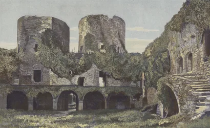 Villandraut, Schloss, Hofseite