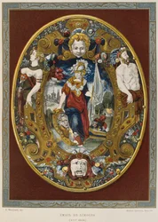Limoges-Email aus dem 16. Jahrhundert, Illustration aus dem Dictionnaire de l