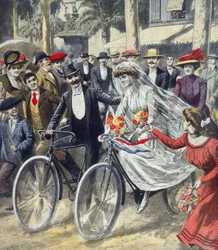 Eine Fahrradhochzeit