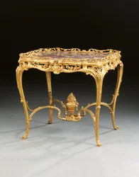 Ein Napoleon III Mitteltisch, von Maison Millet, Paris, ca. 1860