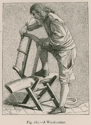 Ein Holzfäller