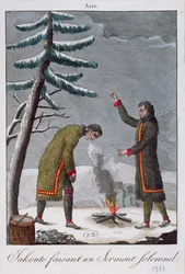 Ein Jakute schwört einen feierlichen Eid, 1811