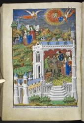 Legende der Fleurs de Lys, aus dem Stundenbuch (Die Bedford-Stunden) c.1410-30