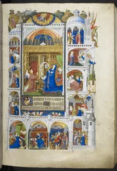 Die Verkündigung, aus dem Stundenbuch (Die Bedford-Stunden) ca. 1410-30