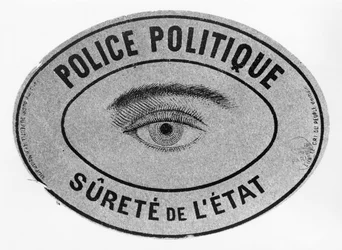 Anzeige wahrscheinlich veröffentlicht in der Zeitung Le Cri du Peuple, beschlagnahmt von der Polizei, 1886