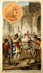 Werbung für Guérin Boutron Schokolade