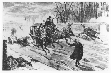 Ermordung Alexanders II. in Sankt Petersburg, 13. März 1881