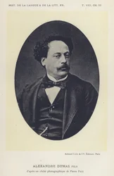 Alexandre Dumas fils (Lithographie)
