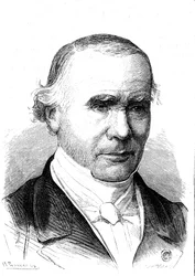 Alfred VELPEAU (1795-1867), französischer Anatom und Chirurg, Erfinder der Velpeau-Binde. Gravur 1867