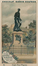 Alphonse De Neuville, Militärmaler, 1836-1885, errichtet am Place Wagram