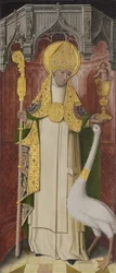 Altarbild aus Thuison-les-Abbeville: Heiliger Hugo von Lincoln, 1490-1500