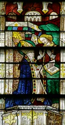 Ein Engel kündigt den Tod von St. Taurin an