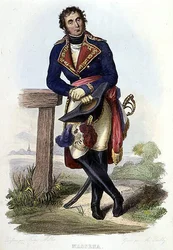 Andre Massena (1758-1817), Marschall von Frankreich, Herzog von Rivoli. in Ed. Mennechet, „Le Plutarque français“