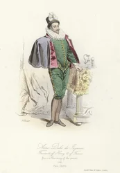 Anne, Herzog von Joyeuse, Favorit von Heinrich III. von Frankreich