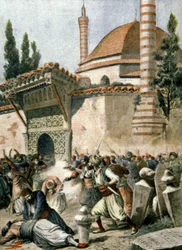 Armenier griffen eine Moschee in Konstantinopel an