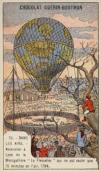 Aufstieg des Ballons Le Flesselles, Lyon, Frankreich