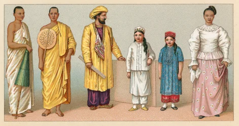 Asiatische Tracht