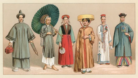 Asiatische Tracht