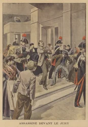 Vor der Jury ermordet