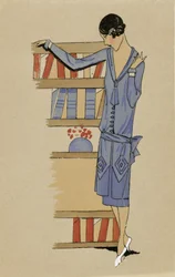 "Zu Hause", aus Costumes Parisien, veröffentlicht 1925