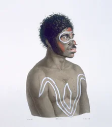 Australischer Aborigine, 1812