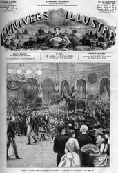 Ball der Societe fraternelle des officiers en retraite, Mitglied der Ehrenlegion, im Hotel Continental in Paris am 27. Februar