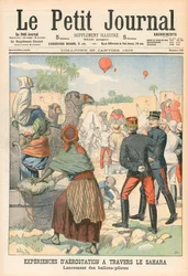 Ballons über der Sahara