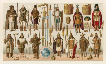 Barbarische europäische Kostüme