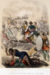 Barbarische Invasionen - Attilas Niederlage bei Chalons