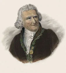 Baron Antoine Augustin Parmentier (1737-1813), französischer Apotheker, Diätetiker und Agronom. in „Portraits des Hommes Useful“